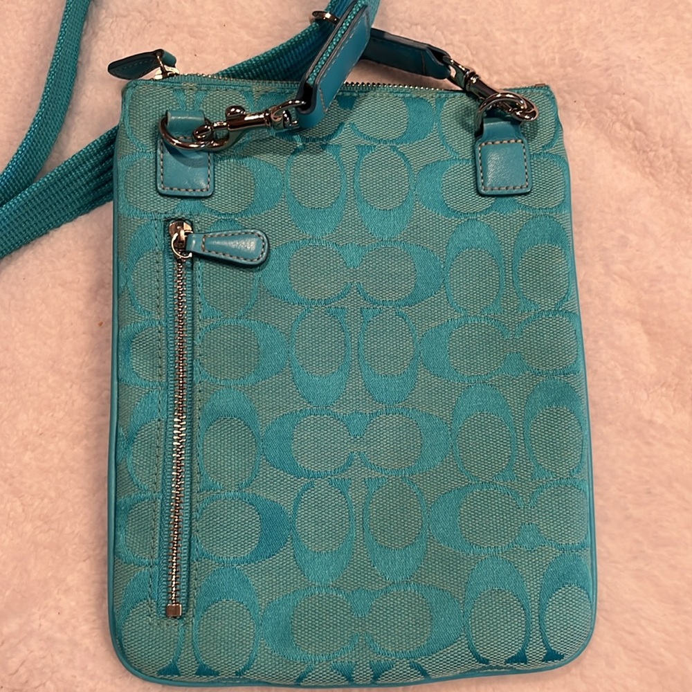 Coach Vintage Azure Signature Swing Pack - Picture 3 of 8